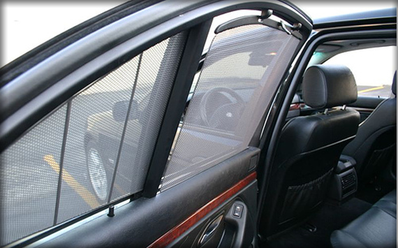 Bmw electric rear sunshade #5