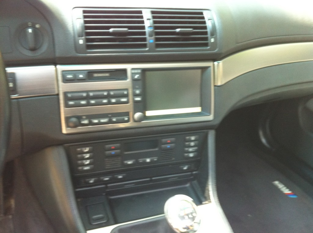 BMW E39 4:3 навигационный дисплей